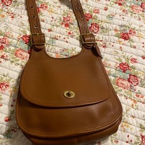 Coach Crescent Saddle Bag